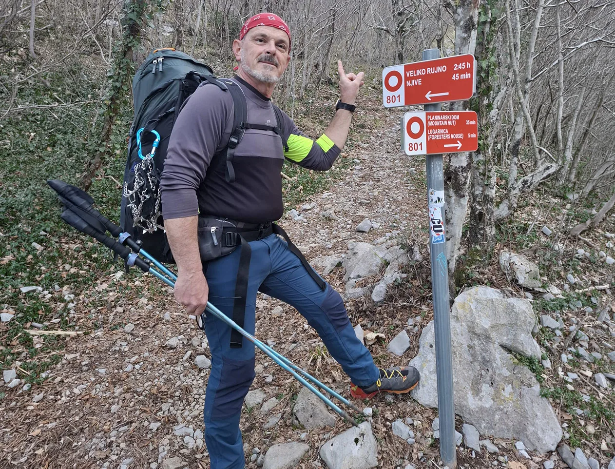 Dražen Horaček u planini